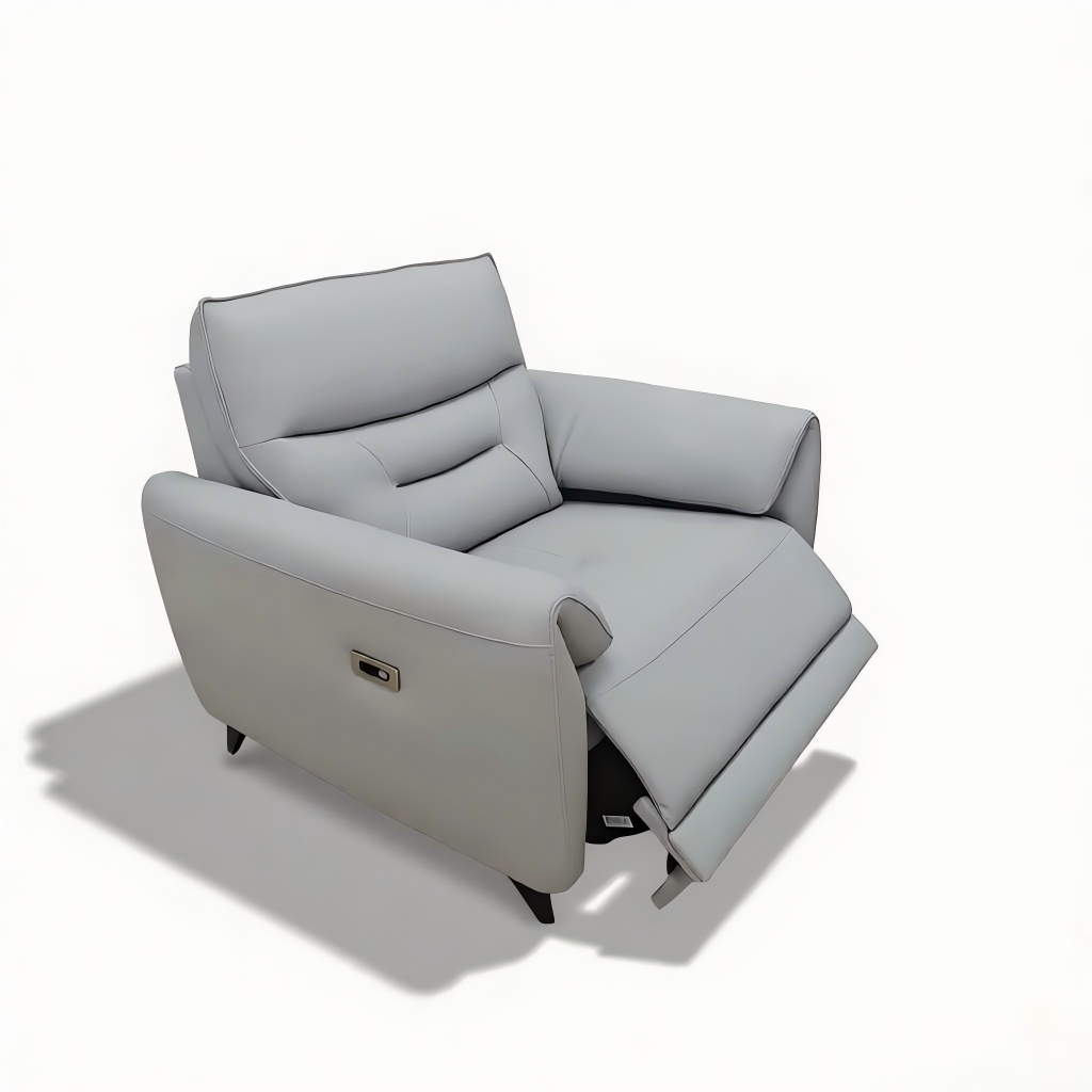 SEXTUS Genuine Leather Power Recliner Chair | Electric Single Sofa