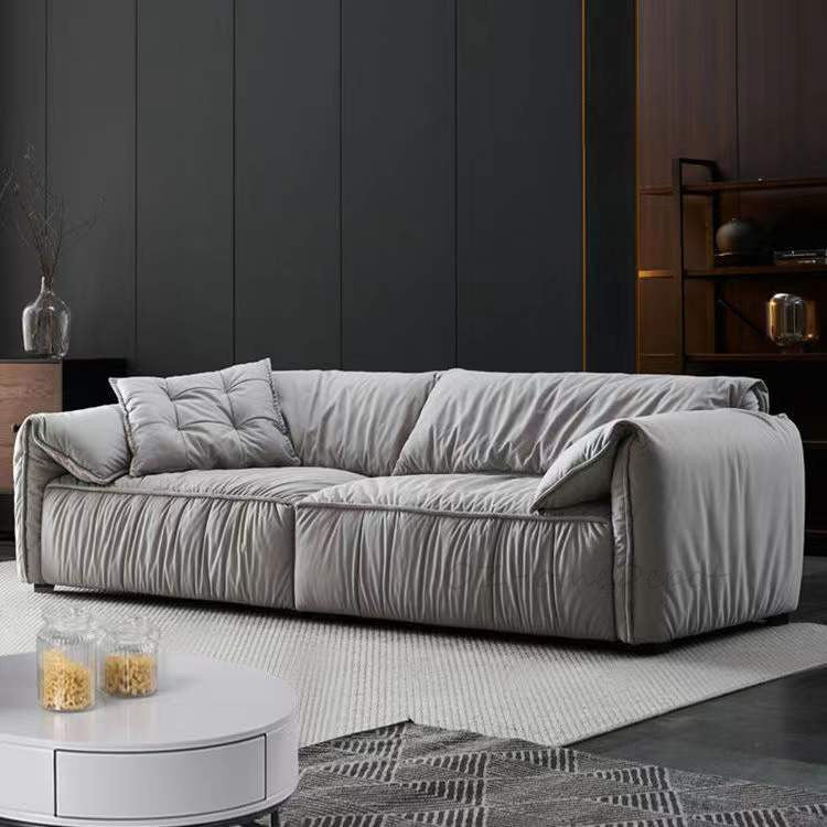 【presale】Designer Elephant Ear Down Feather Three Seat Sofa | Designer | contemporary | Modern