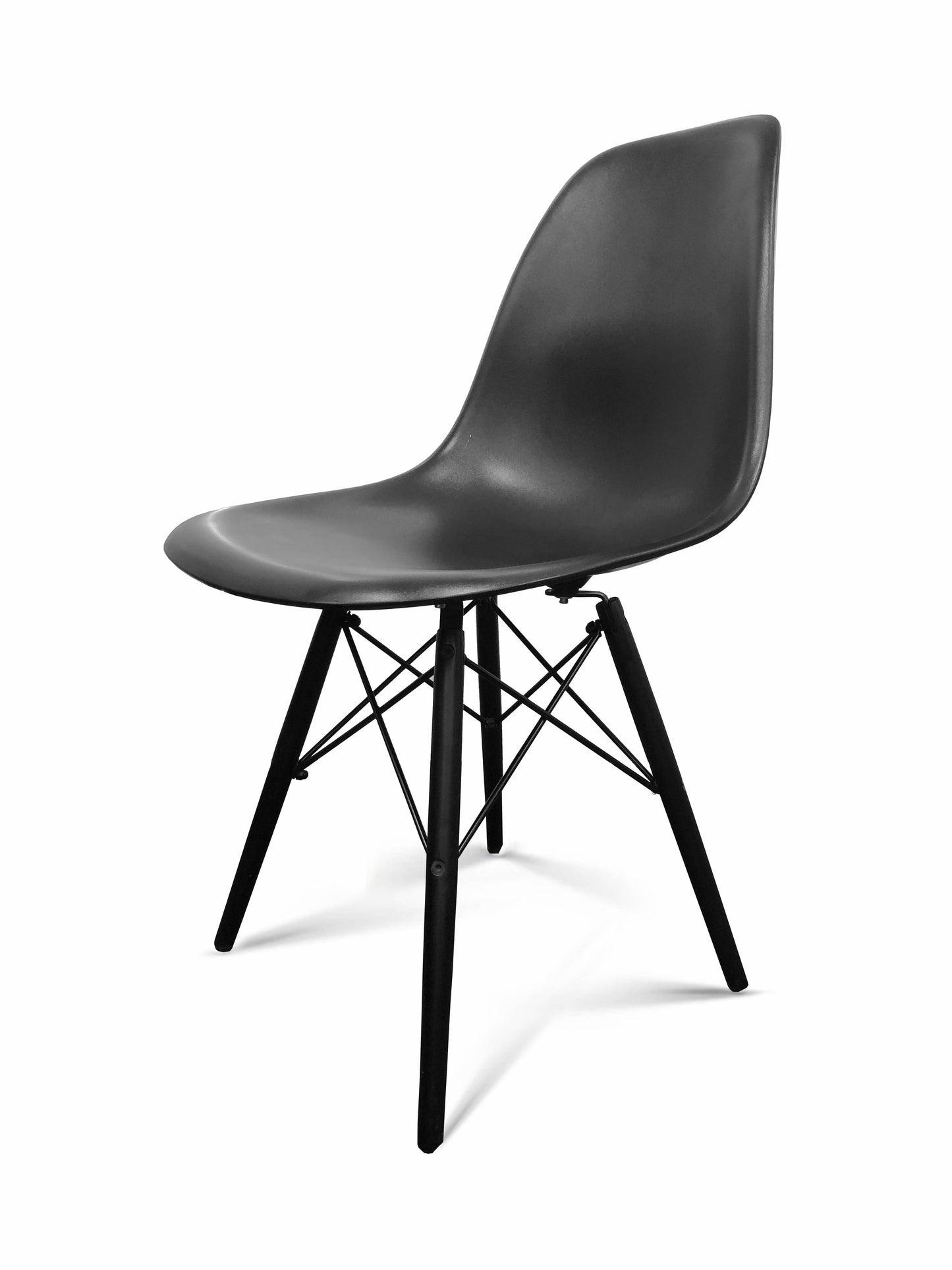 Replica Eames Eiffel Dining Chairs Black 4 PACKS