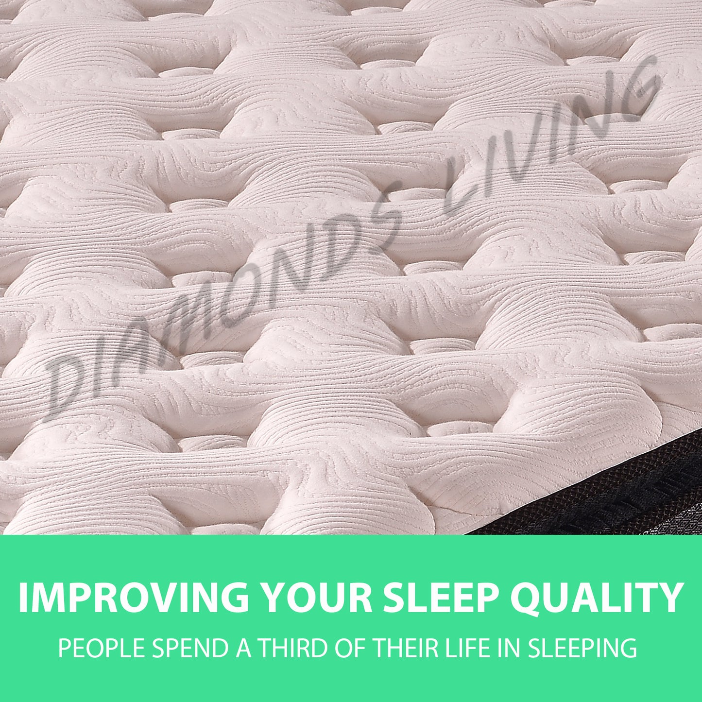 Pillow Top Pocket Spring Medium Firm Very Comfortable Mattress-30cm Thickness-Double|King