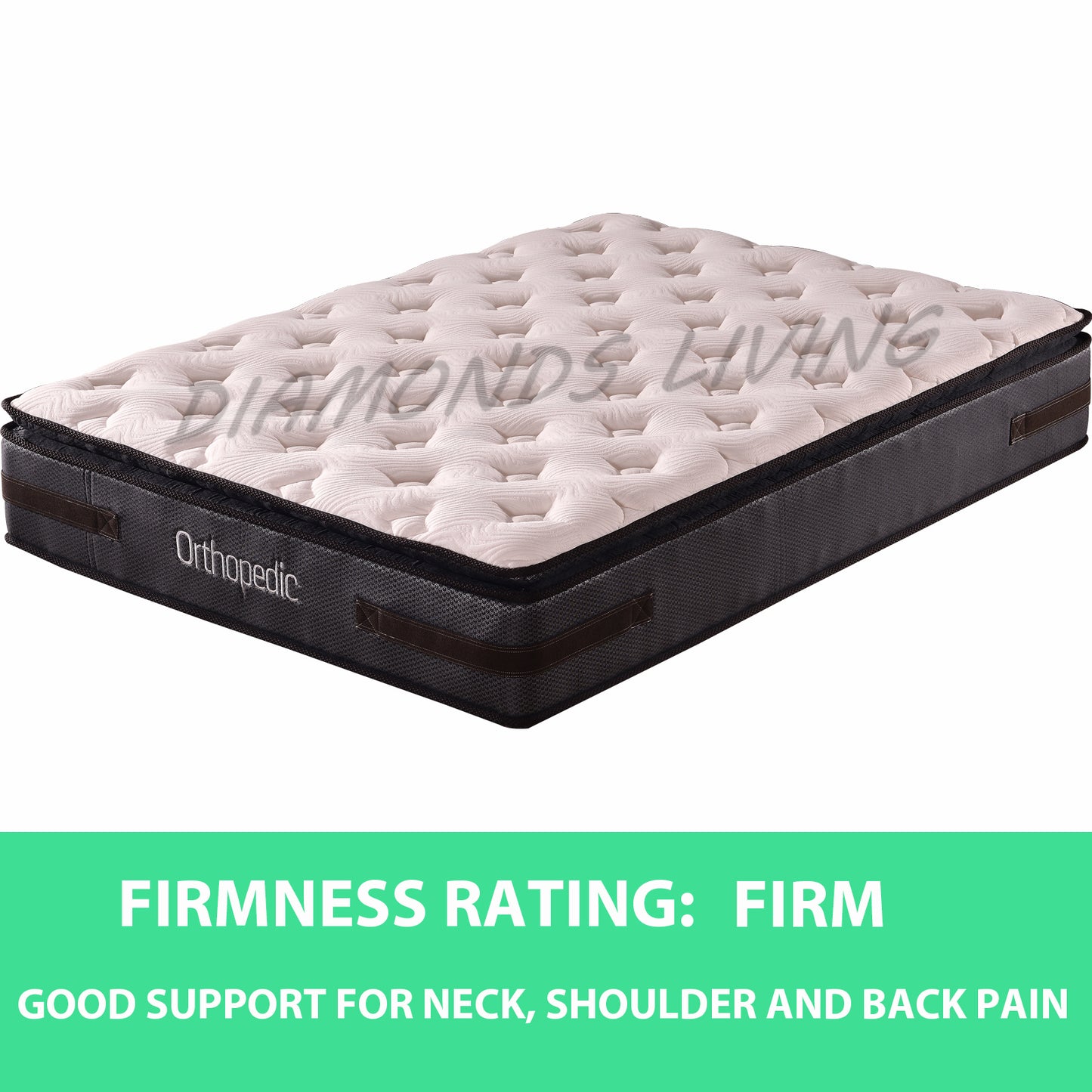 Pillow Top Pocket Spring Medium Firm Very Comfortable Mattress-30cm Thickness-Double|King